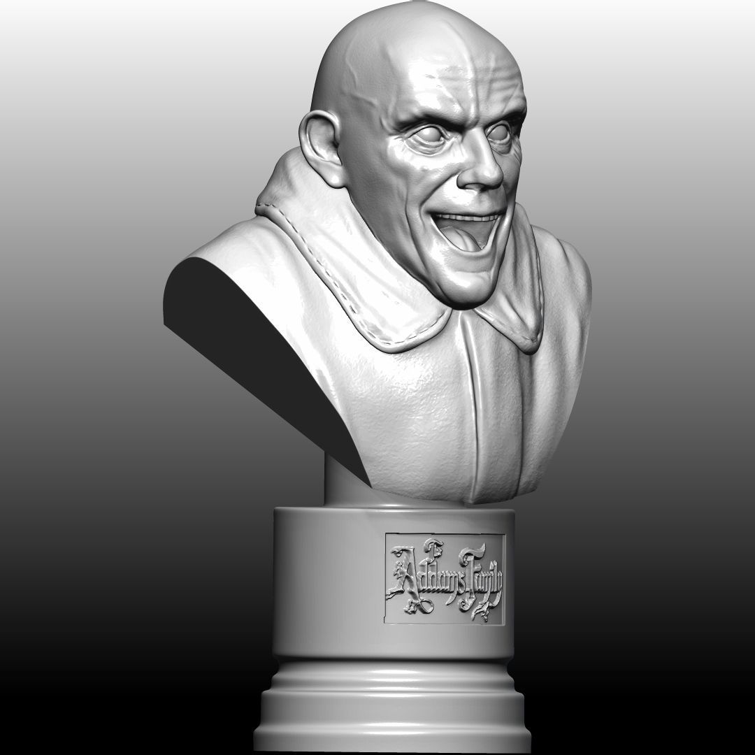 Fester Addams by Christopher Lloyd 3D print model_13
