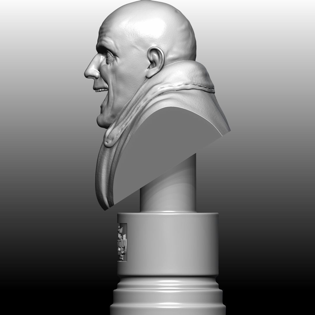 Fester Addams by Christopher Lloyd 3D print model_10