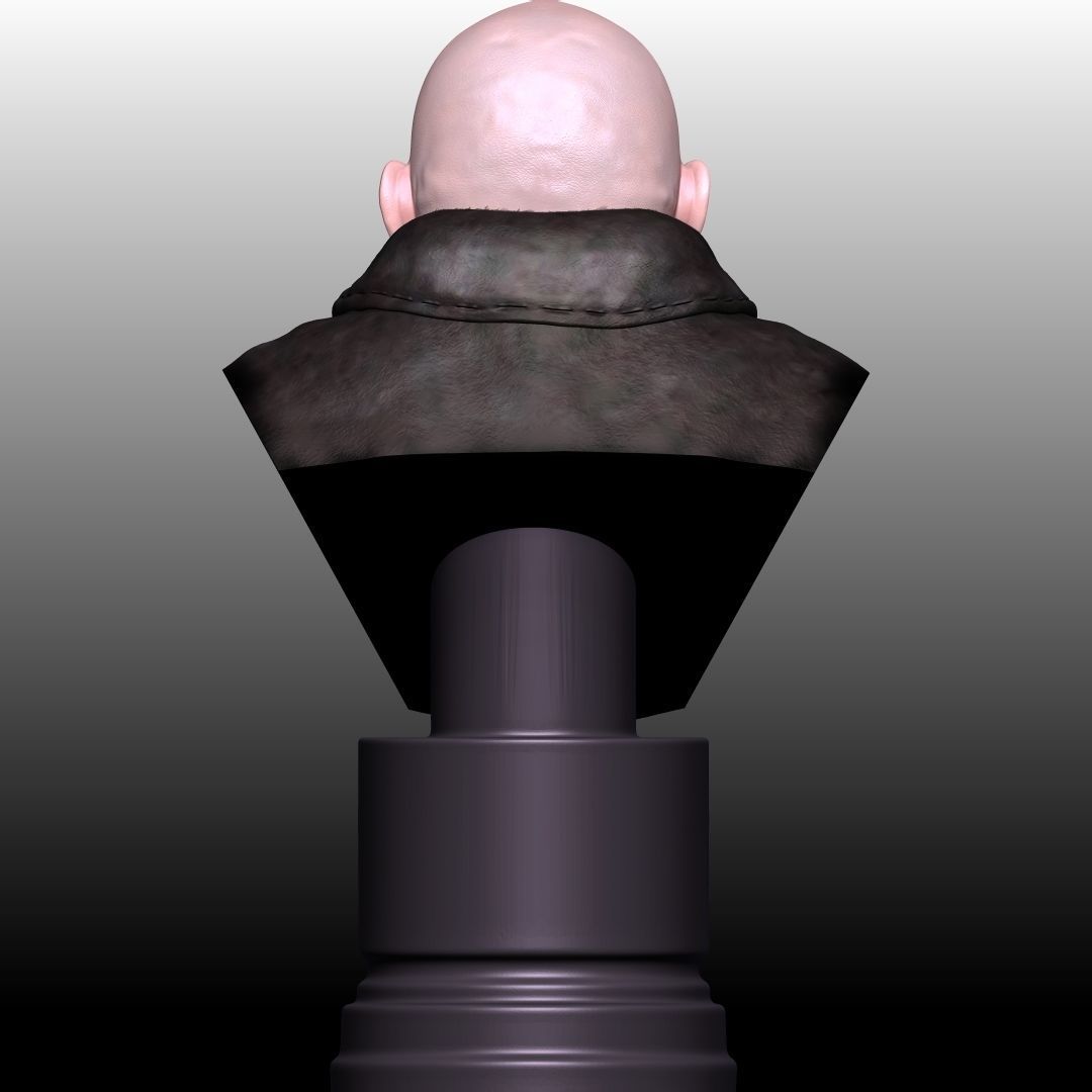 Fester Addams by Christopher Lloyd 3D print model_4