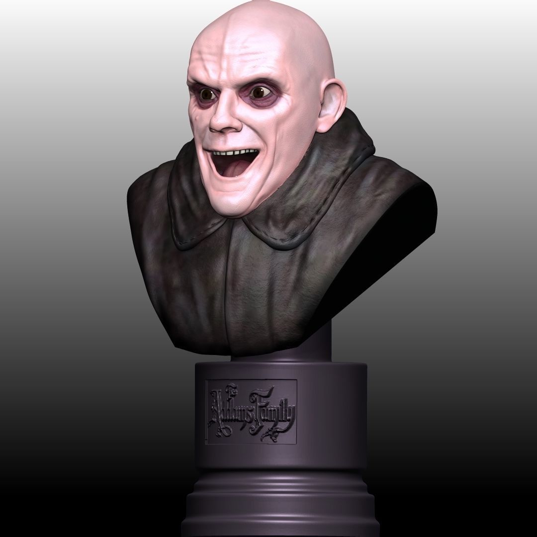 Fester Addams by Christopher Lloyd 3D print model_2