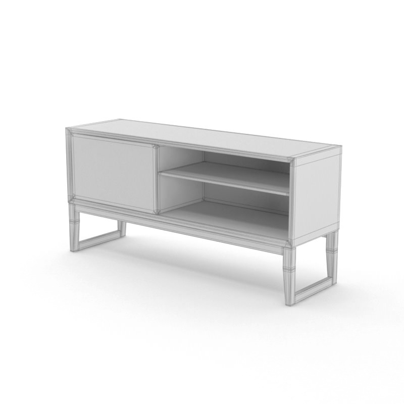 FREE Contemporary Wooden Sideboard Free 3D model_3