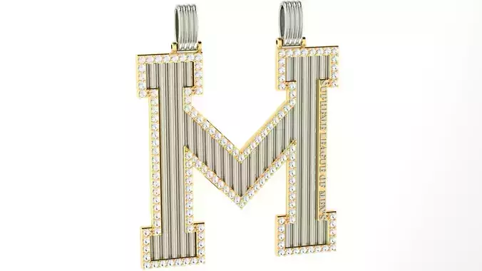 Pedant  Letter M SUPREME LEAGUE OF MAN S