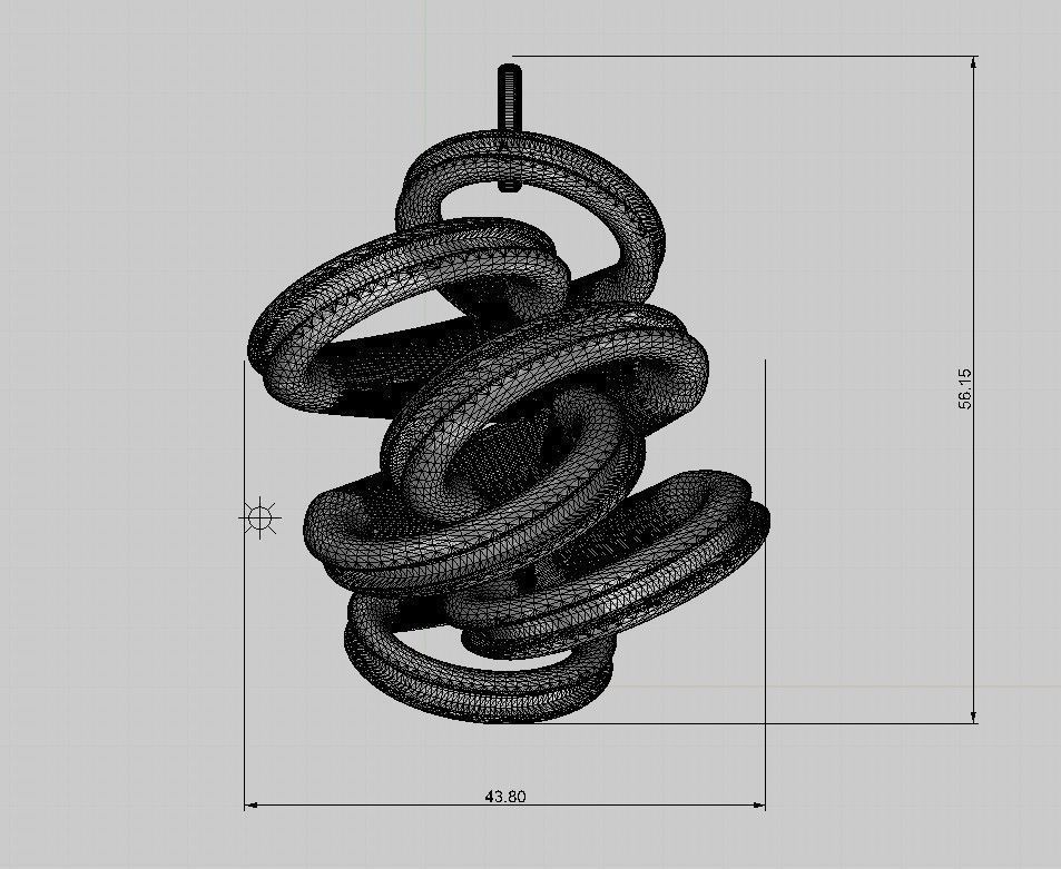 Whirly pendant 3D print model_8