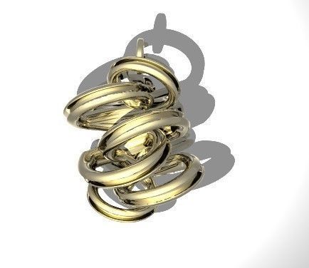 Whirly pendant 3D print model_3