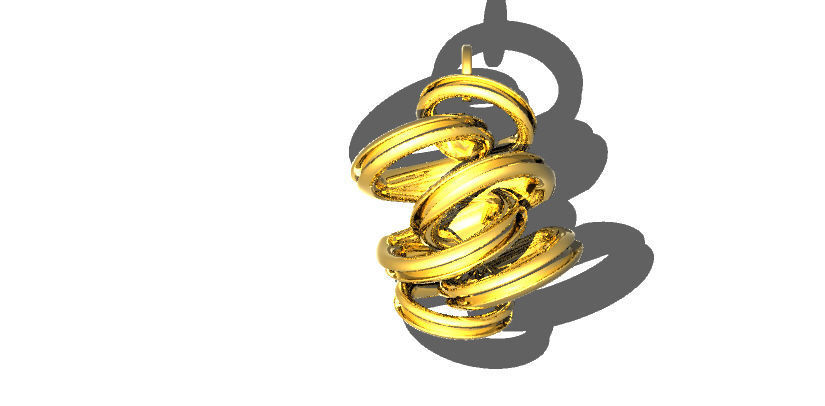 Whirly pendant 3D print model_13
