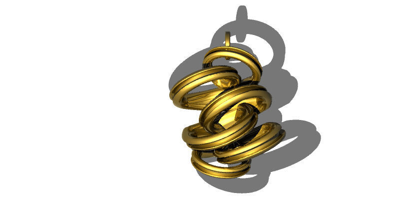 Whirly pendant 3D print model_14