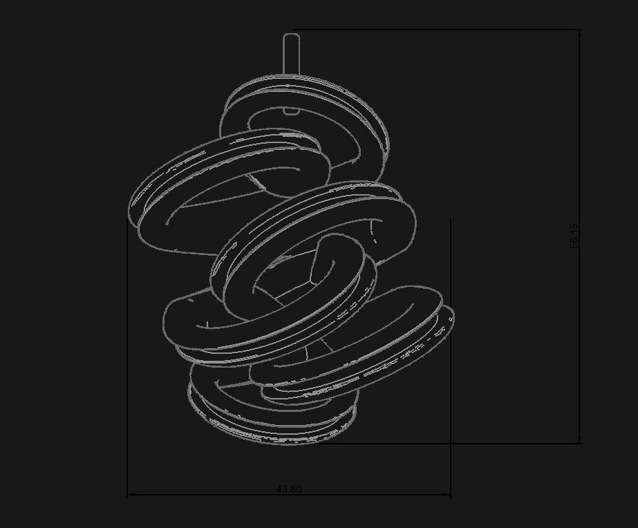 Whirly pendant 3D print model_10