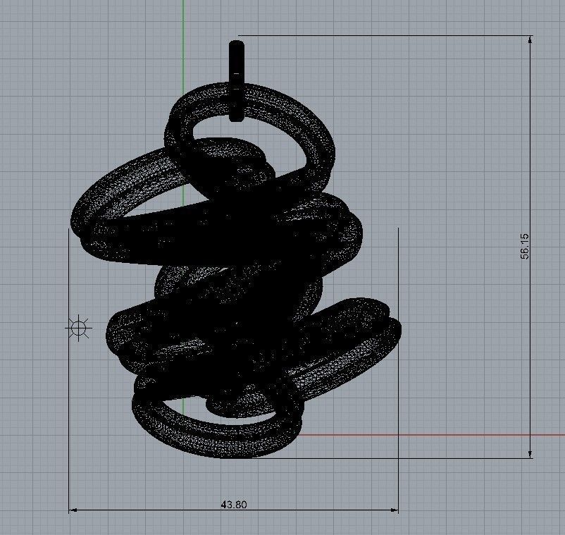 Whirly pendant 3D print model_7