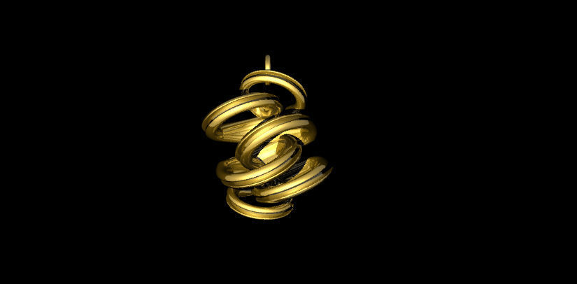 Whirly pendant 3D print model_16