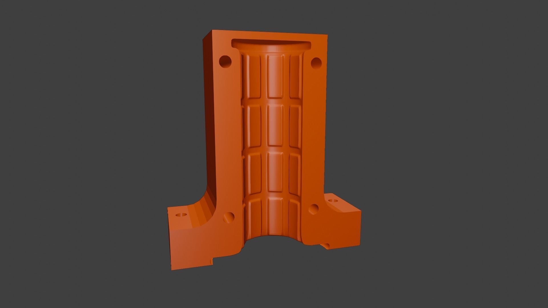 mold for dirt bike handles 3D print model_1