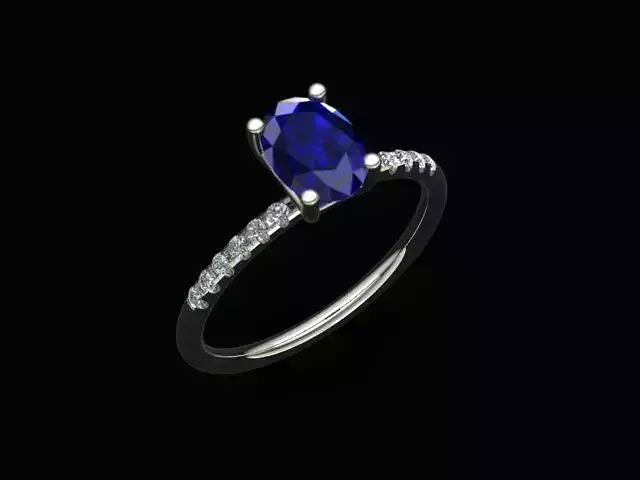Sapphire Engagement Ring