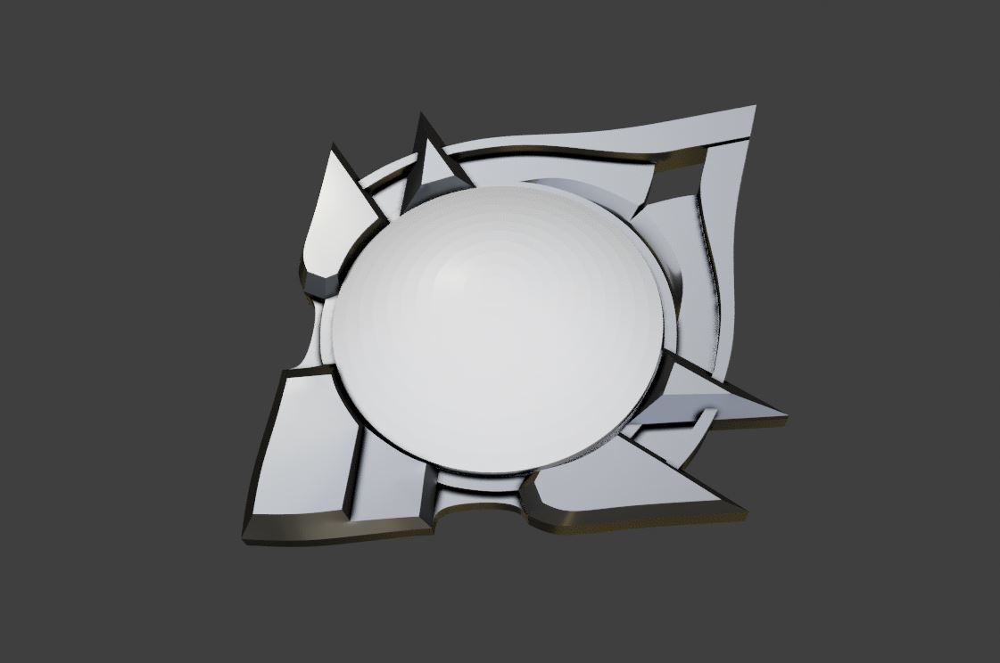 Genshin Impact Vision All elements Snezhnaya Variant  3D print model_1