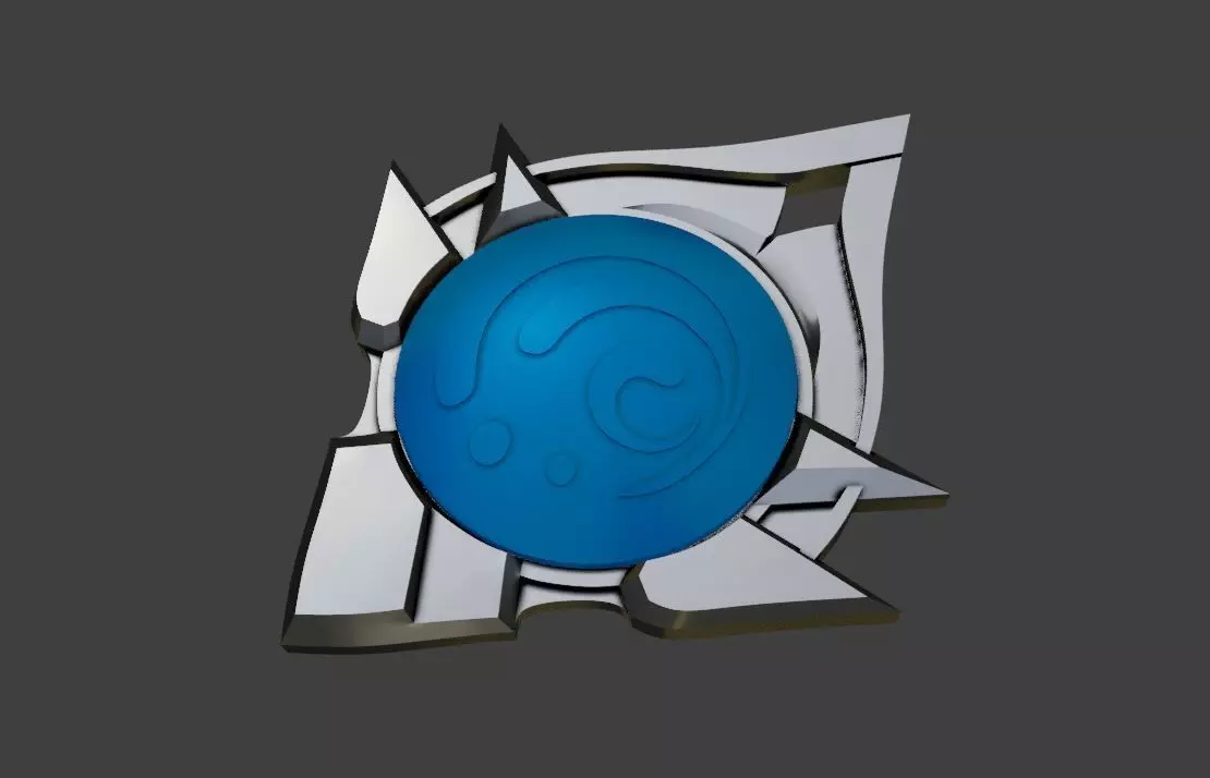 Genshin Impact Vision All elements Snezhnaya Variant  3D print model_0