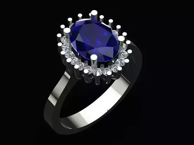 Sapphire Engagement Ring