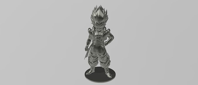 Gotenks dragon ball statue 3D print model