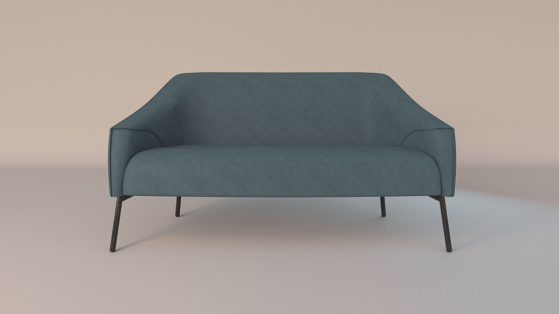 Sofa 3d model with legs 3D model_1