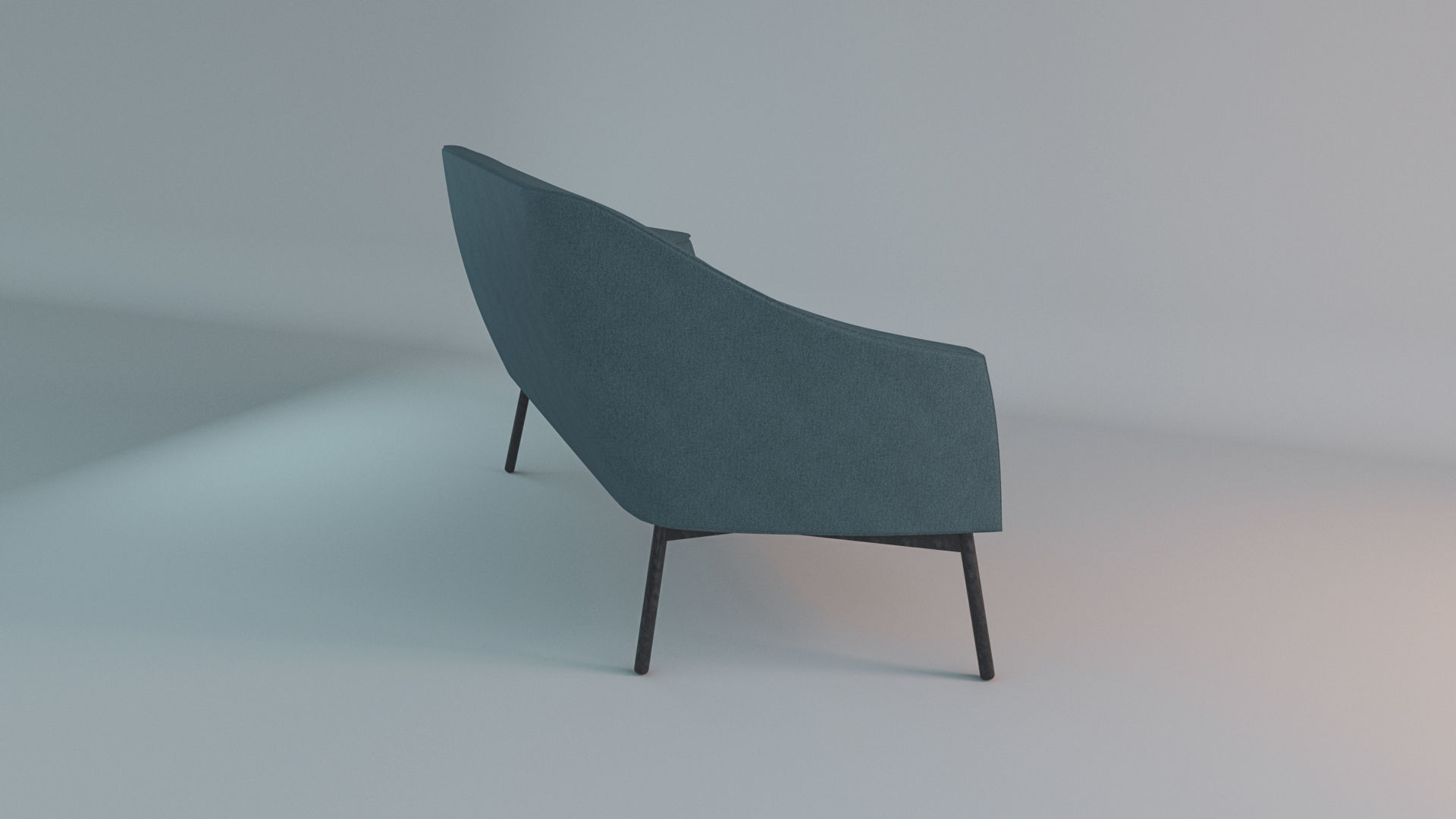 Sofa 3d model with legs 3D model_2