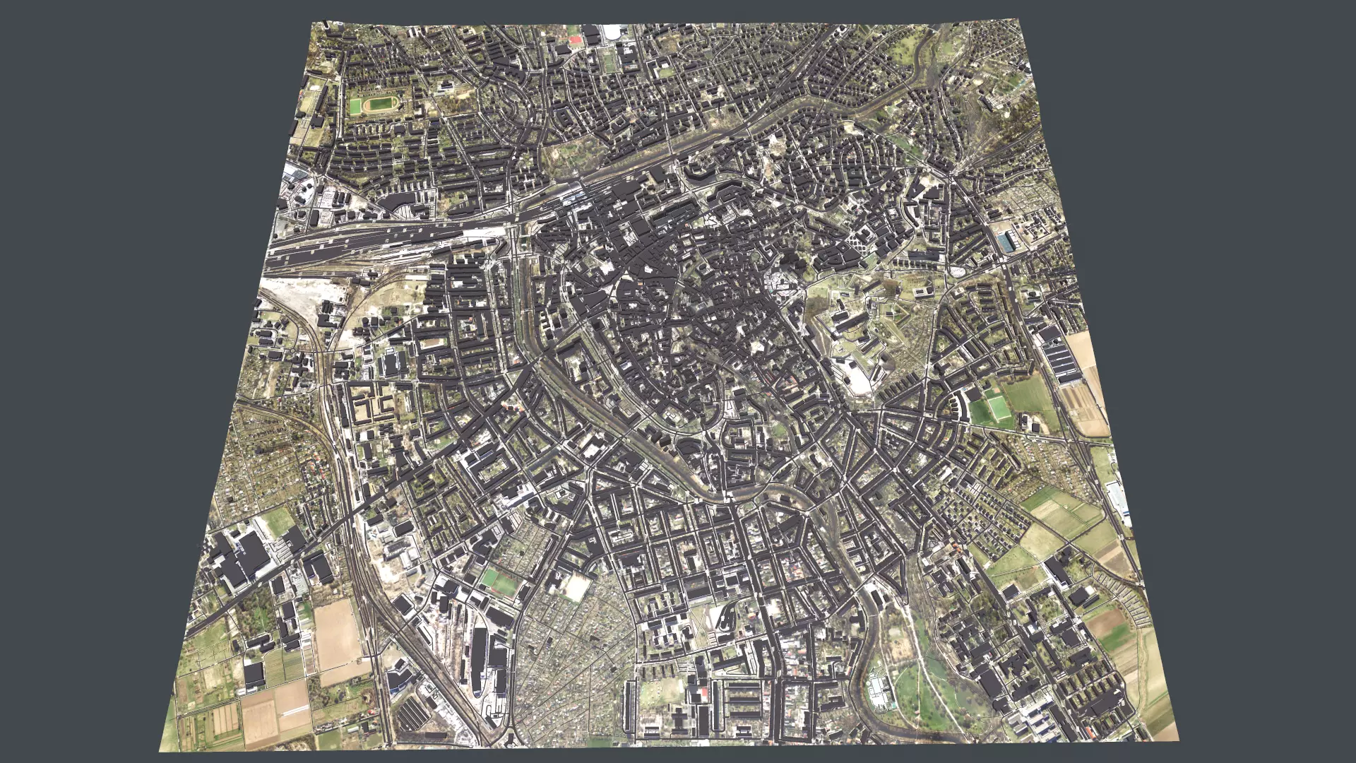 Cityscape Erfurt Germany 3D model_0