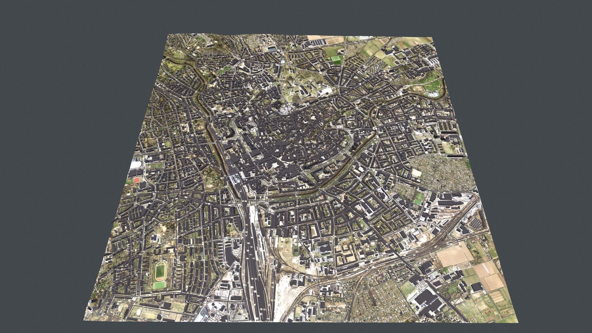 Cityscape Erfurt Germany 3D model_9