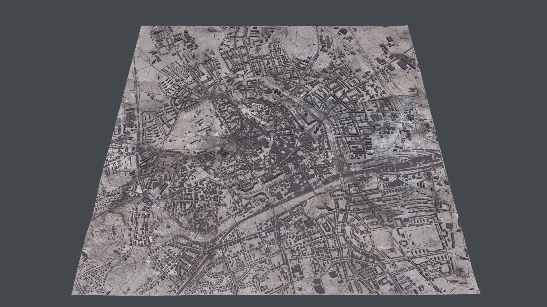 Cityscape Erfurt Germany 3D model_3