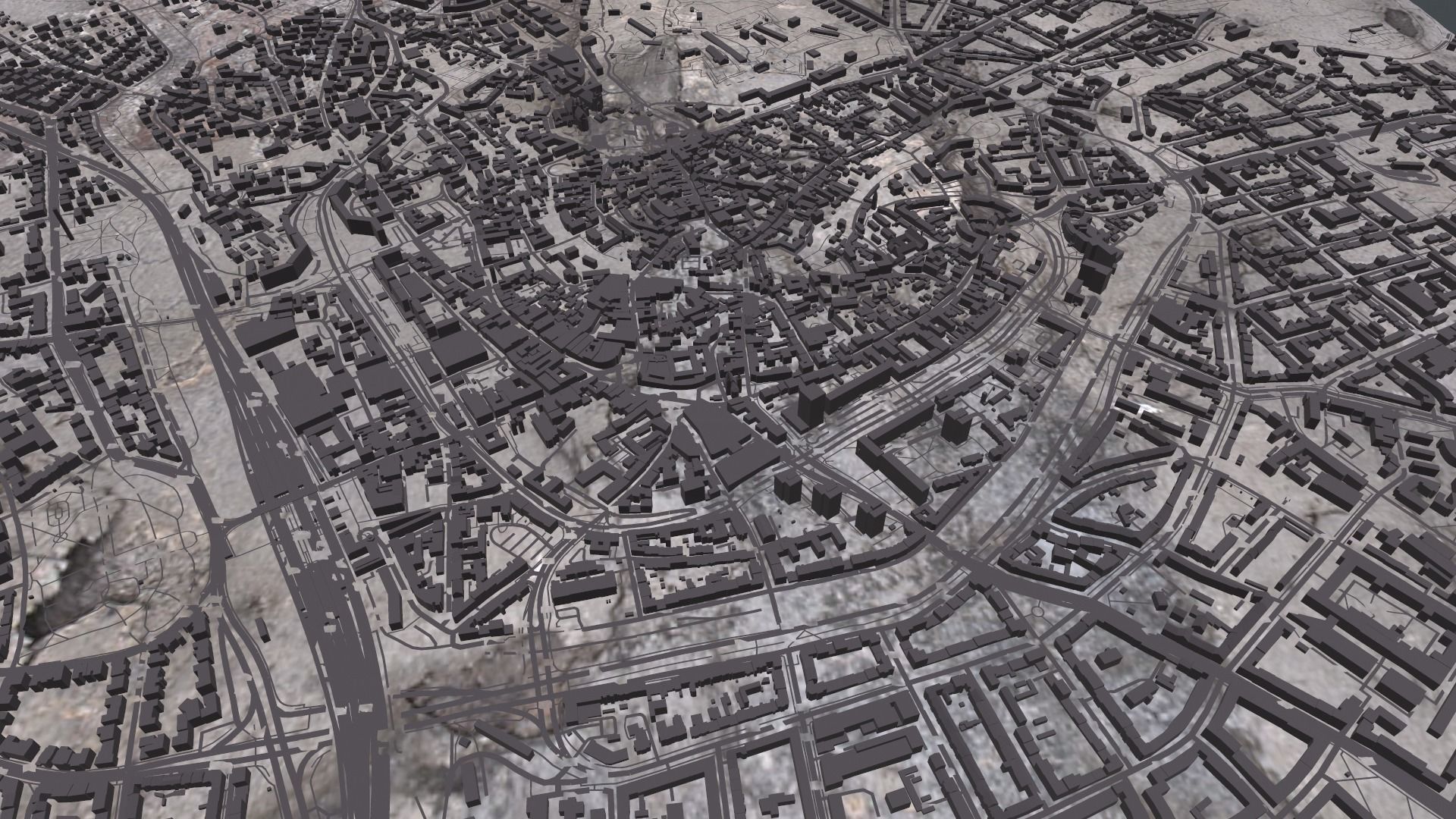 Cityscape Erfurt Germany 3D model_5