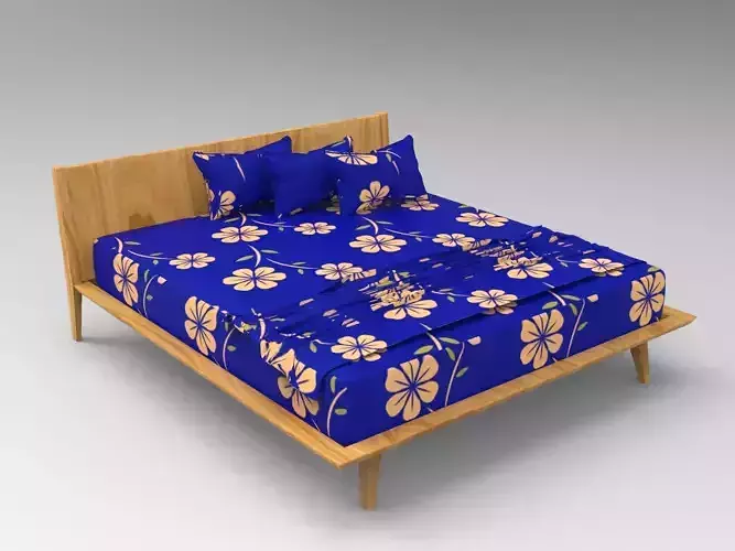 Wooden Bed