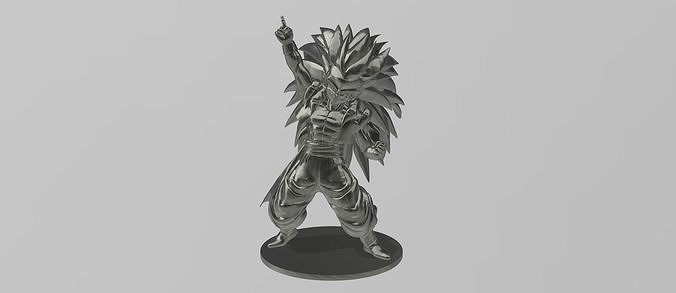 Gotenks Super Saijan 3 3D print model