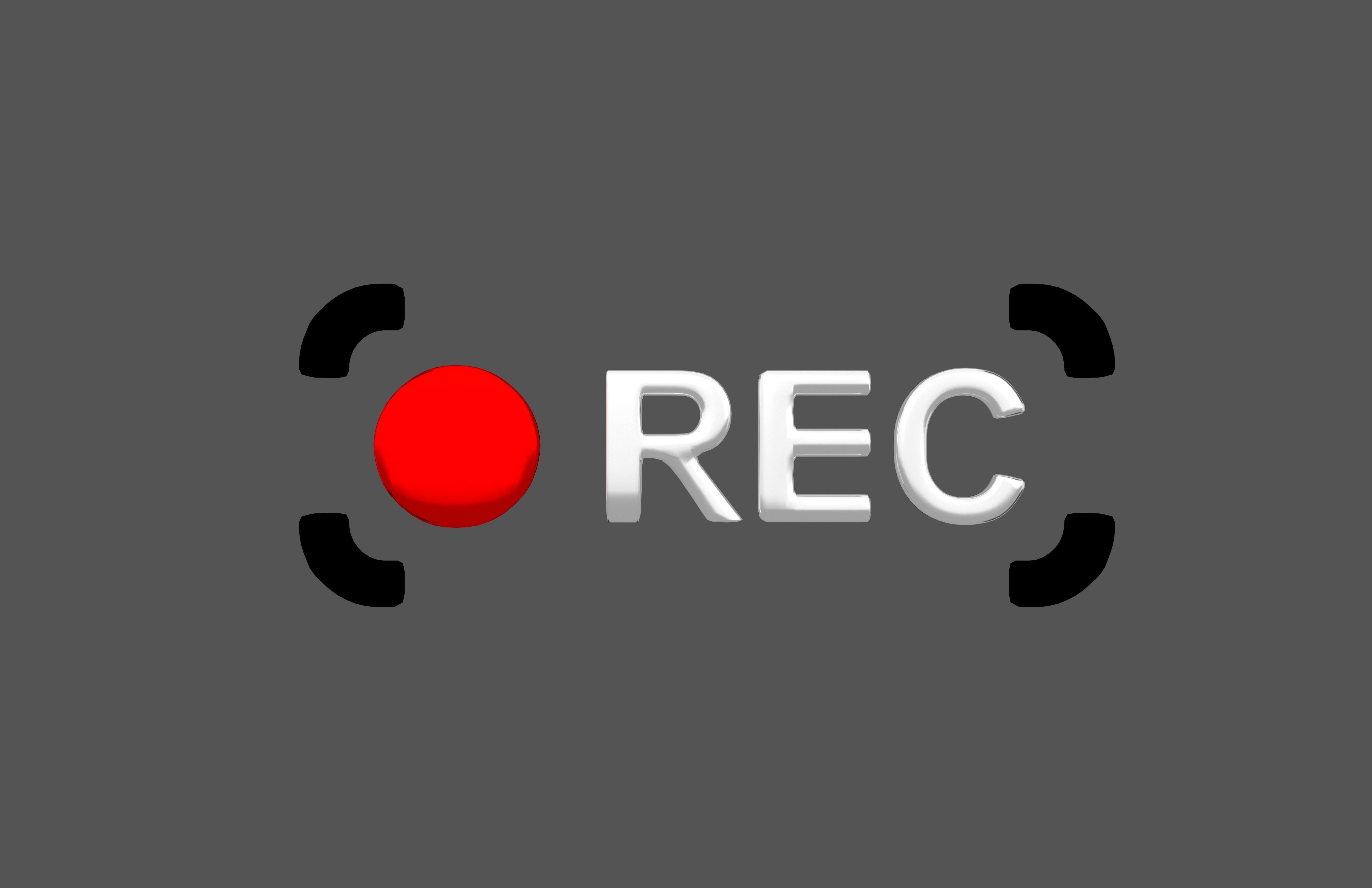 REC Symbol v8 002 Low-poly 3D model_1