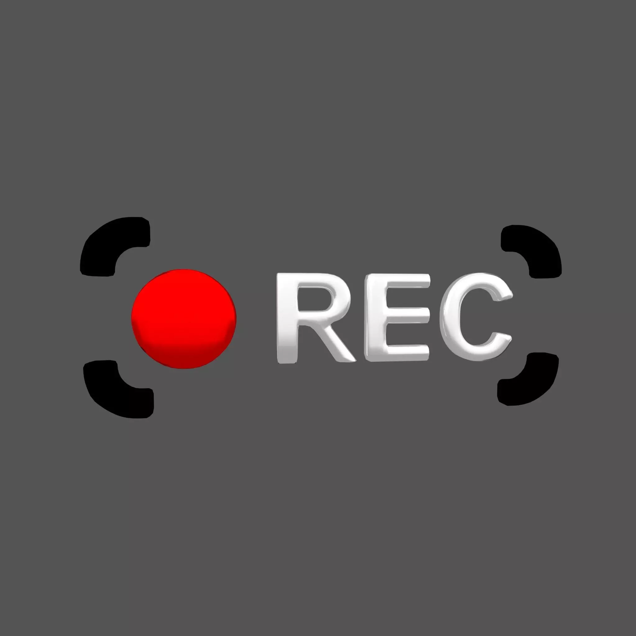 REC Symbol v8 002 Low-poly 3D model_0