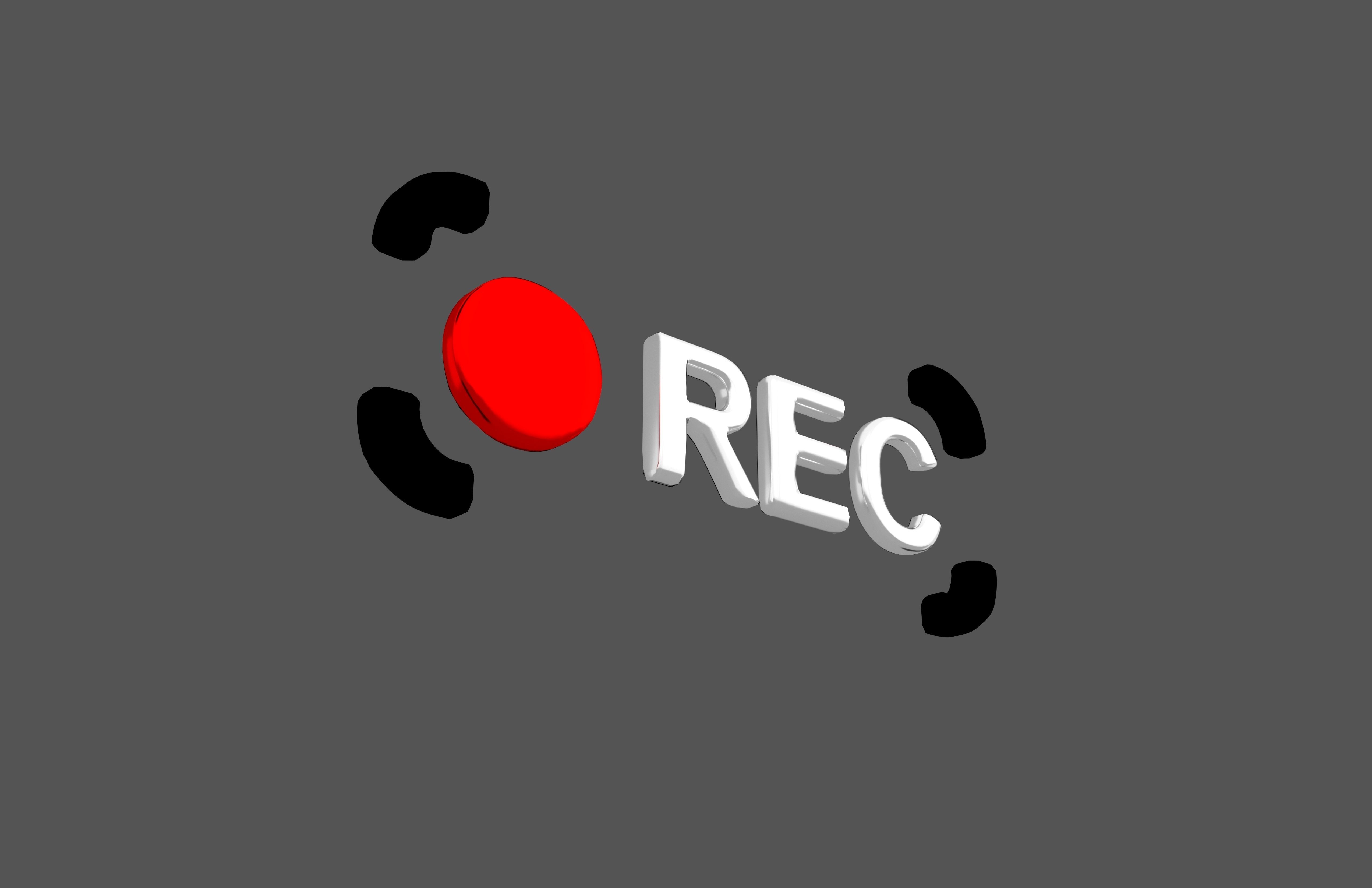 REC Symbol v8 002 Low-poly 3D model_3