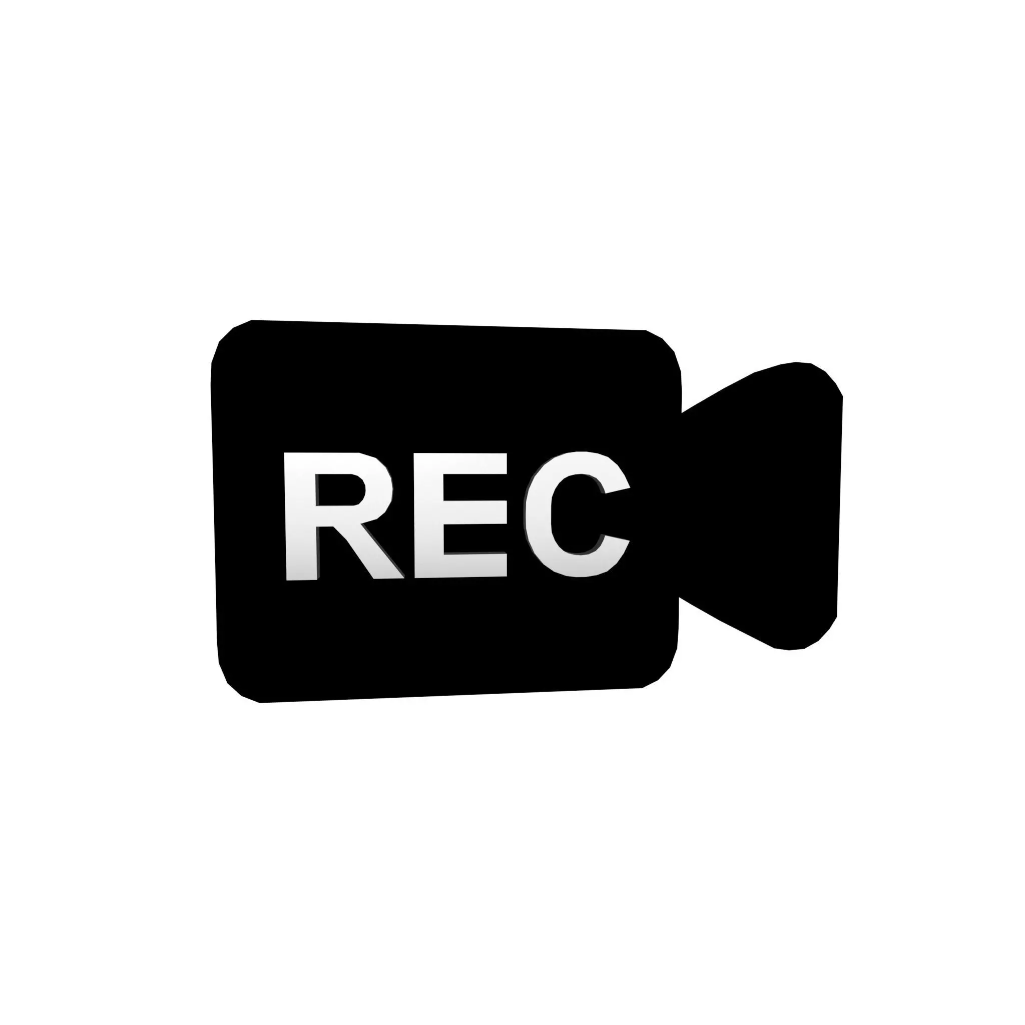 REC Symbol v9 003 Low-poly 3D model_0