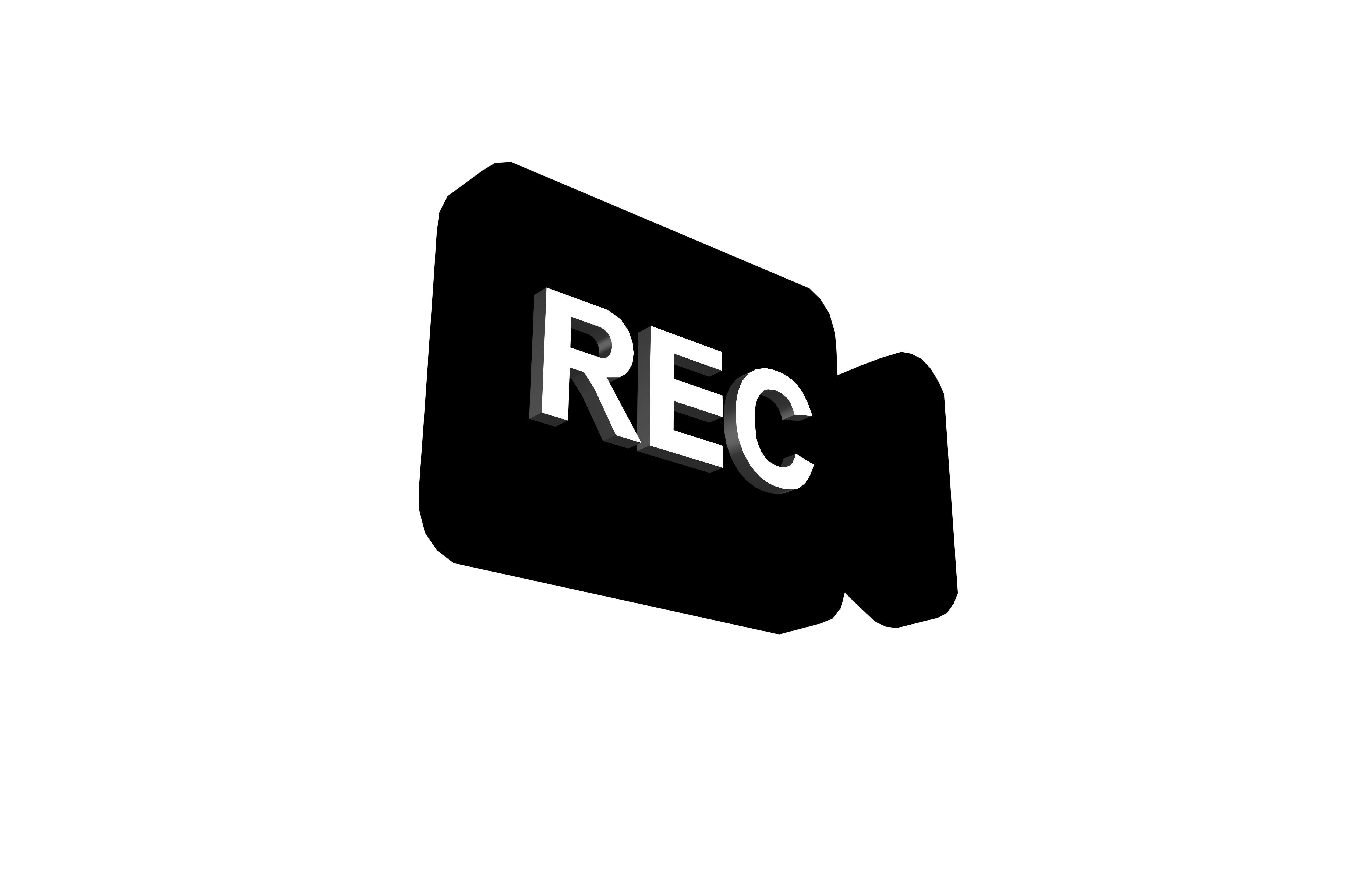 REC Symbol v9 003 Low-poly 3D model_3
