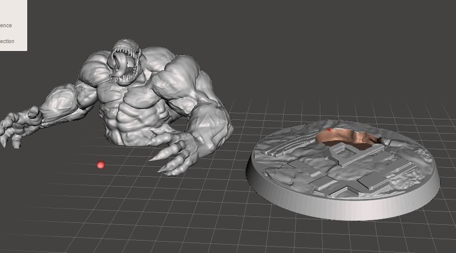 VENOM BUST HQ MARVEL 3D print model_1