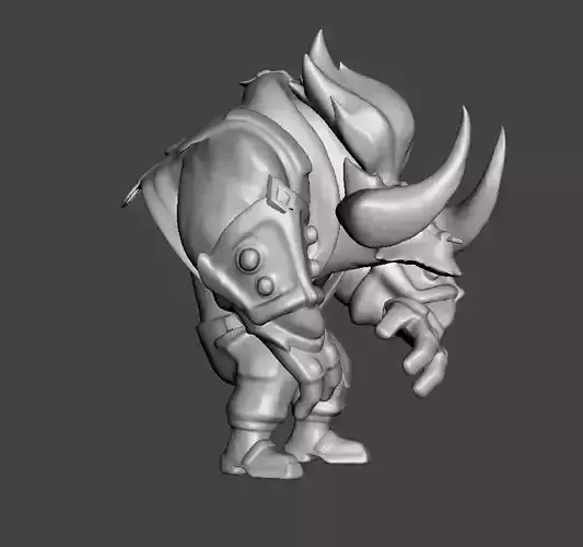 Lunar Beast Alistar 3D Model 3D print model