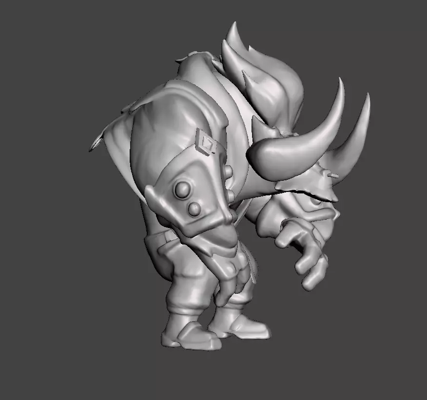 Lunar Beast Alistar 3D Model 3D print model_0