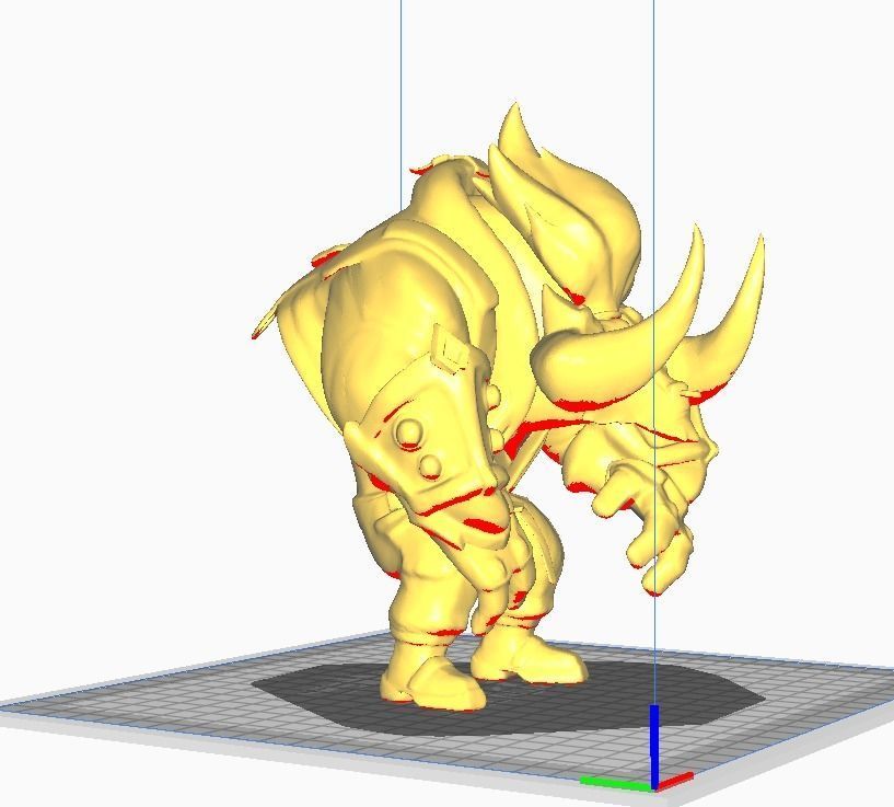 Lunar Beast Alistar 3D Model 3D print model_6