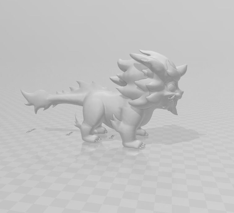 Lunar Beast Alistar 3D Model 3D print model_4