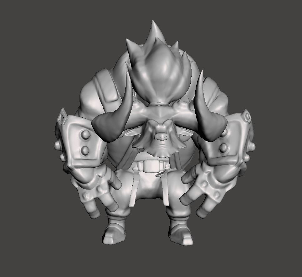 Lunar Beast Alistar 3D Model 3D print model_1