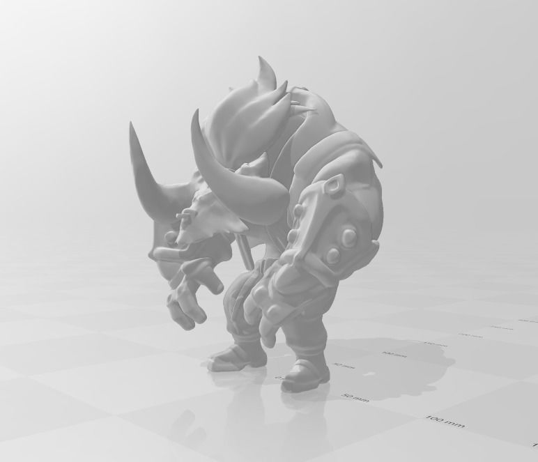 Lunar Beast Alistar 3D Model 3D print model_2