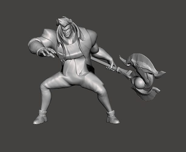 Lunar Beast Darius 3D Model 3D print model