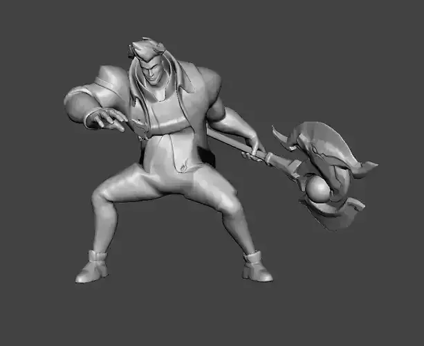 Lunar Beast Darius 3D Model