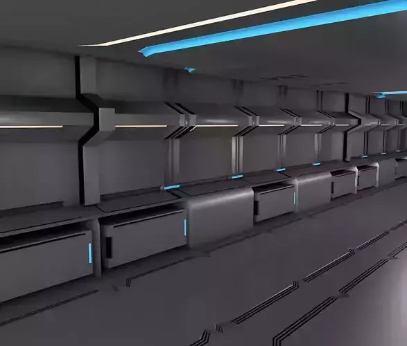 sci fi corridor