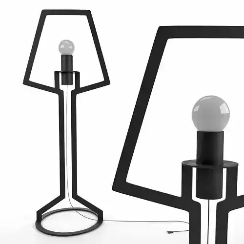 Outline lamp floor lamp