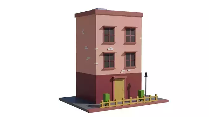 Free Low poly building
