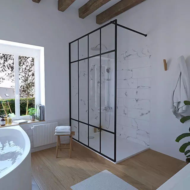 Modern Bathroom Interior Scene 3D model