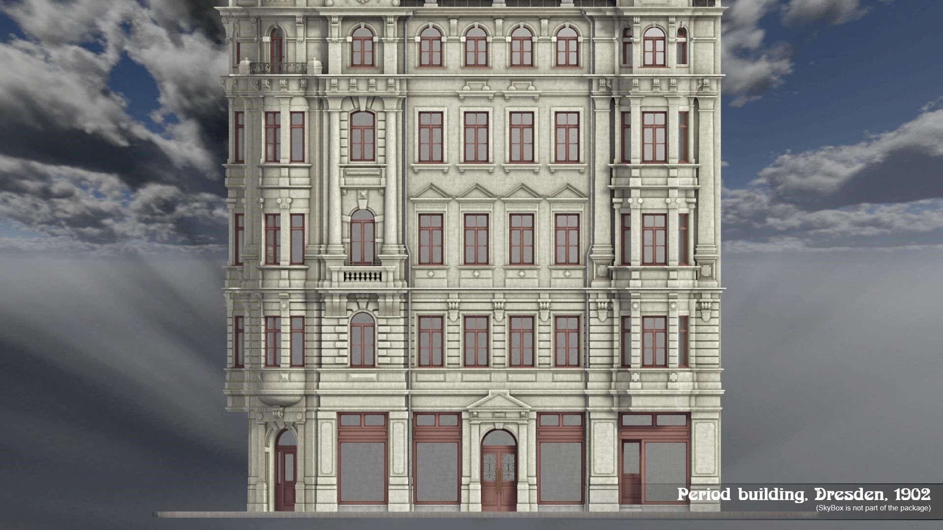 Period Building Dresden 1902 3D model_6