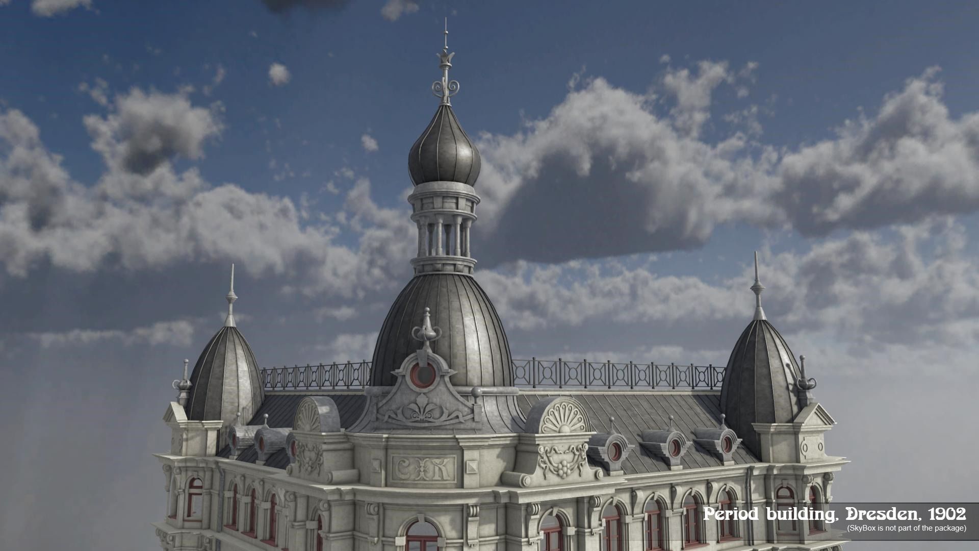 Period Building Dresden 1902 3D model_12