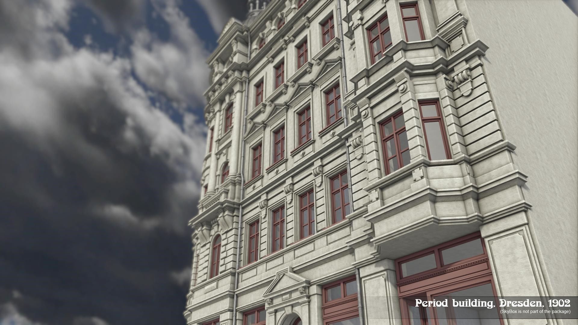 Period Building Dresden 1902 3D model_8