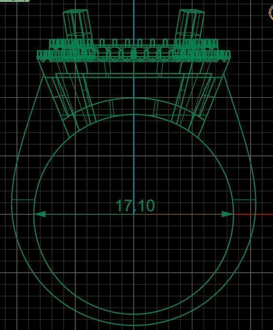 Unisex Ruby Golden Ring  3D print model_9