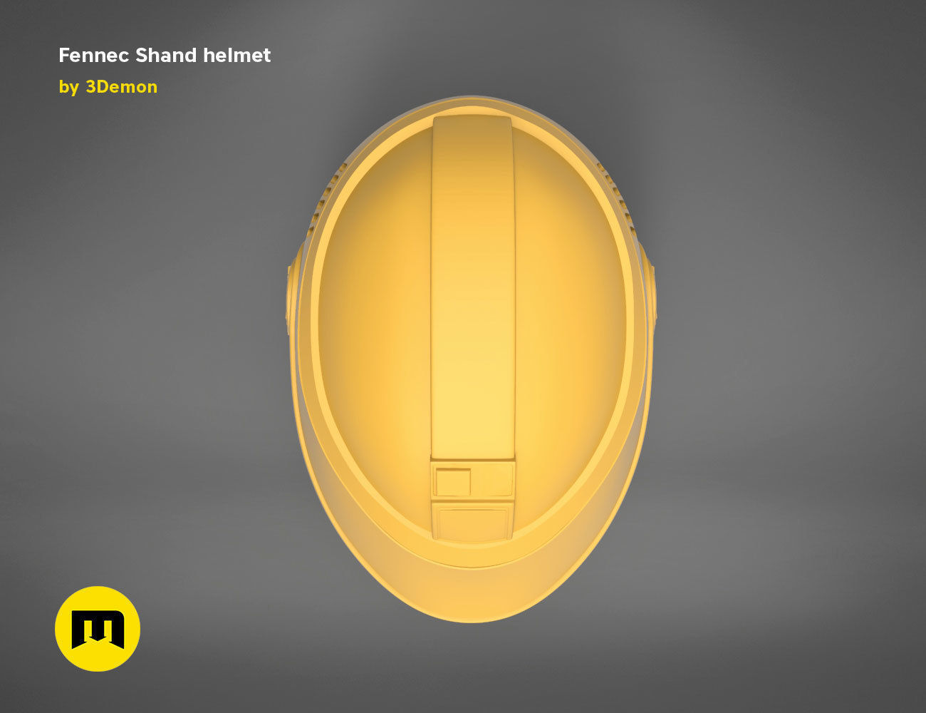 Fennec Shand helmet 3D print model_13